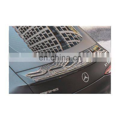 China Market Best Quality Glossy Carbon Fiber Trunk Diffuser Racing Rear Spoiler For Mercedes-Benz AMG GT50 photo-5