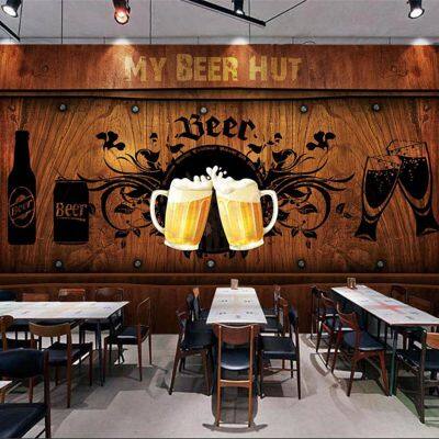 Custom Bar Dance Wallpaper Background Wall Paper Summer Outdoor Dinner Mural Restaurant Clubs KTV Decor Murals 3D Dropshipping