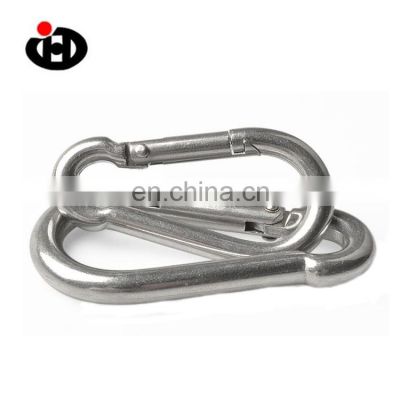 High Tensile JINGHONG  Rigging Hiking Stainless Steel Spring Snap Hook