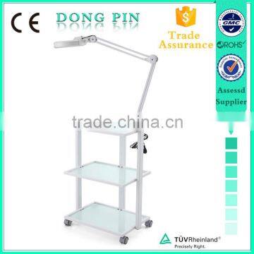 beauty salon furniture glass shelf trolley manufactuer