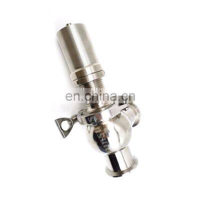 Sanitary Safety Valve High Pressure ss 316 Safety Relief Valve