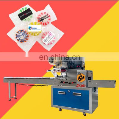 High Speed Automatic Individually Candy Horizontal Pillow Type Packaging Machine Hard Candy Pillow Packing Machine