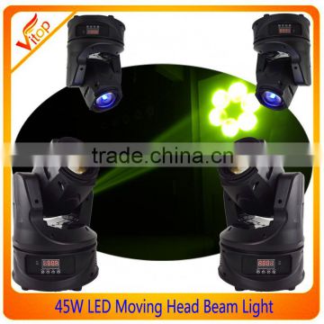 stage lighting mini beam light 45W with 6-facet prism