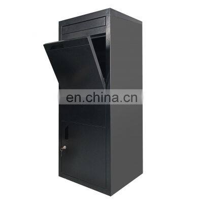 Parcel delivery Box factory direct Drop&standing Box with security lock Door Drop Box