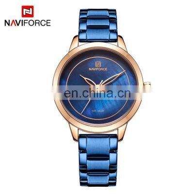 New Product NAVIFORCE NF5008 Ladies Japan Movt Quartz Chronograph Watches Waterproof Sport Analogue Quartz Watch