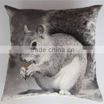 Squirrel tapestry cushion cover