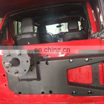 Auto Parts Accessories EVO Tailgate Hinge Rear Door Spare Tire Carrier for Jeep Wrangler JL JT 18+ photo-3