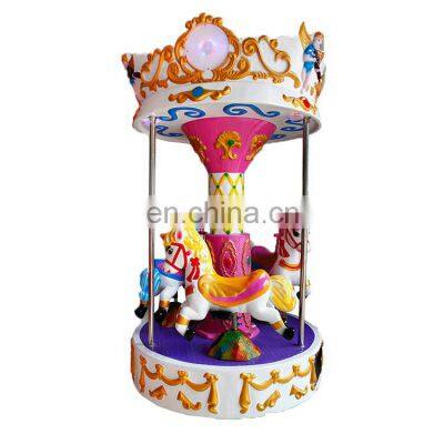 Amusement park kids mini carousel merry go round playground equipment for sale