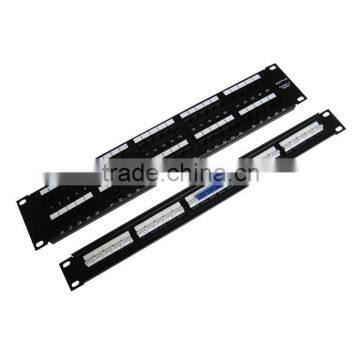 Cat.3 RJ11 24 port or 48 port telephone Patch panel