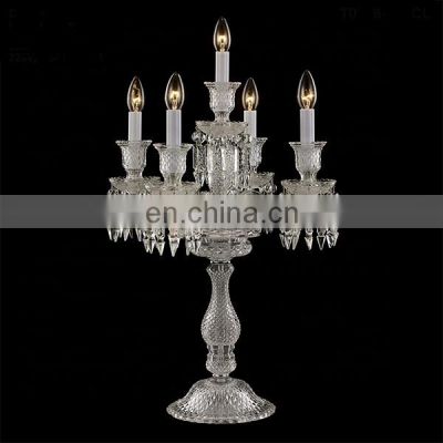 High Quality Hotel Living Room Luxury Desk Light Art Home Decor Restaurant Bedside Modern Crystal Led Table Lamps