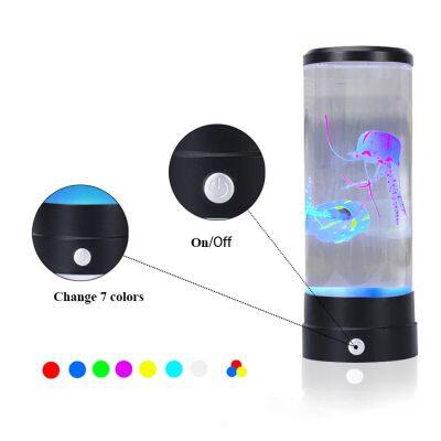 High Quality Decorative Jelly Fish Lava lamp Color Changing Mood Jellyfish Light Home Decor Table Lamp Led Jellyfish Mood Lamp