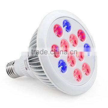 E27 12W Led Grow Light Red Blue White 3 Bands E27 Socket LED Plant Growing Lights for Hydroponic Gardens photo-4