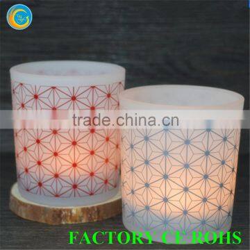 Glass Candle Holders Cup Candlestick for wedding decorations