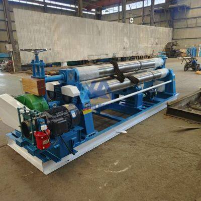 Plate Rolling Machine Roll Cones Heavy Duty Roller Bending Machine 4-roller Plate Rolling Machine photo-2