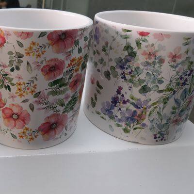 Hongmei ceramic jar printing transfer machine, flower pot printing machine, cylindrical product hot stamping heat transfer machine