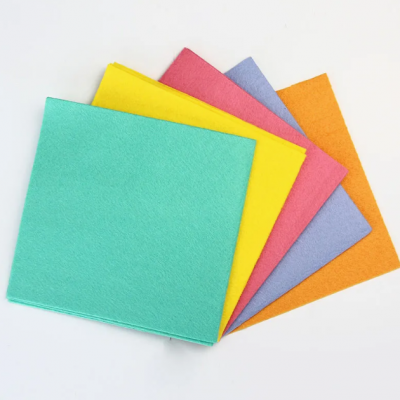Viscose Coloured Needle Punched Non Woven Fabric Germany Nonwoven Cleaning Cloths photo-3