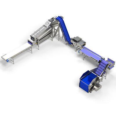Juicing 1T/H Sweet Corn Glutinous Niblet Kernel Peeling Wash Cooking Cooling Sterilization Tin Cans Packing Processing Making Line Pulping Crushing photo-6
