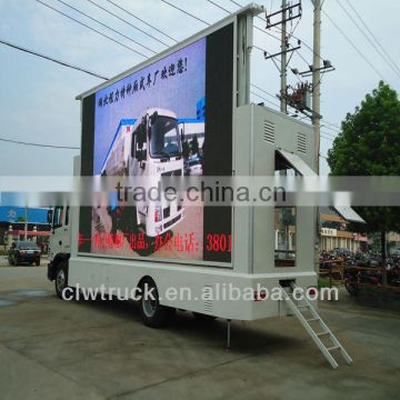 2013 top sale JAC 4X2 led advertisement truck in Libya