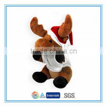 Stuffed reindeer christmas toy