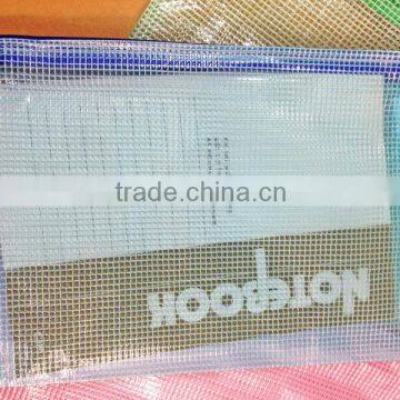 A3 A4 A5 A6 Colorful Grid Clear File Bag With Zipper photo-2