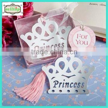 Hot sell crown bookmark metal