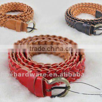 plain fashion web belt