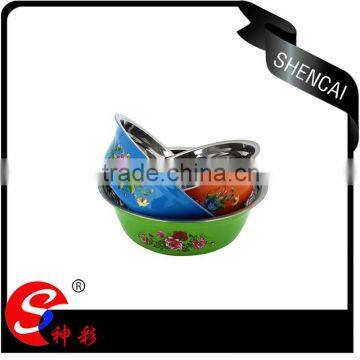Made in China Wholesale Stainless Steel Soup Bowl/ Colored Salad Bowl/ Tableware photo-5