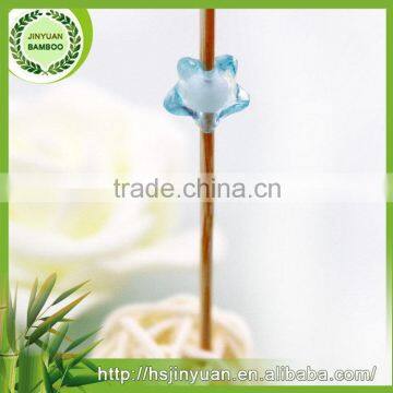 Environment friendly competitive updated bamboo bead cocktail picks