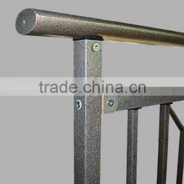 Galvanized steel pipe fence