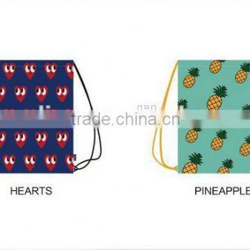 Cotton Canvas Drawstring Bag Cotton String Bag Small Cotton Bag photo-2