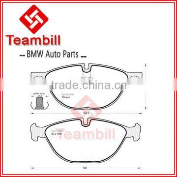 Auto parts for BMW F01 F02 F10 F11 Disc brake pad FRONT 34116851269                        
                                                Quality Choice