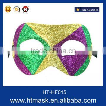 Custume Carnival Accessories HT-HF015 Plastic Half Face Party Eye Mask and Transparent Plastic Face Mask
