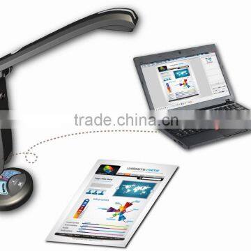 office and education tools portable scanner HS-5500A with 5mega pixel Visualizer document scanner