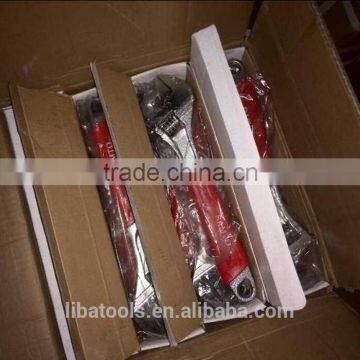 China Supplier High Qualtiy CrV Adjustable Wrench Monkey Spanner For Undoing Screws photo-2