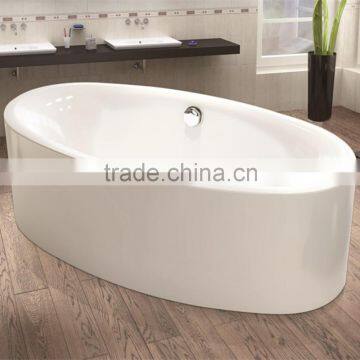 Modern Design Small Sizes Oval Shaped Outdoor bathtub