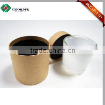 Custom Luxury Paper Tube Box for Candle Packaging