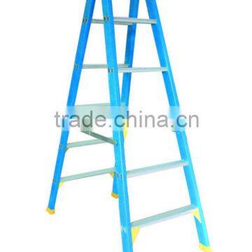 A frame double side insulation FRP GRP fiberglass steps ladder NC-128B6