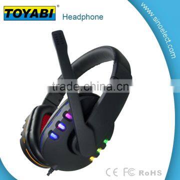Comfortable LED 3.5mm Stereo Gaming LED Lighting Over-Ear Headphone Headset Headband