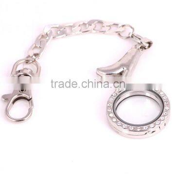 Floating Keychain Locket Floating Locket Keychain Floating Locket Key Chain With Lobster Clasp photo-2