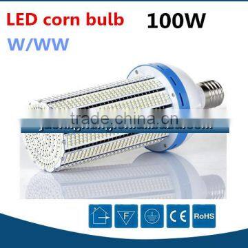 Good quality hot sale smd3528 100Watts led e40 street light, bulb led corns 100W