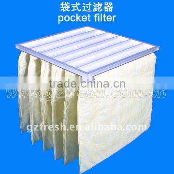 Sales promotion Air conditioner filter pocket air filter china bag filter with lowest price