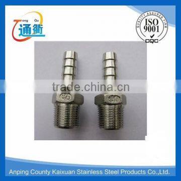 made in china casting male ss316 bsp thread hose nipple