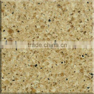 Golden Bay quartz artificial stone slab, kitchen top, vanity top, stair case