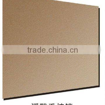 emboss champagne mirror/colored mirror glass/decorative glass