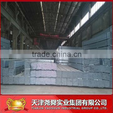 gi steel tube hollow section square rectangular direct selling by manufacture