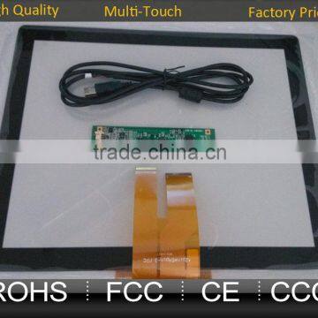 Cheaper 55 Inch USB Projected Capacitive Touch Screen Panel, Capacitive Touch Panel 10 Fingers Touch Quality Choice