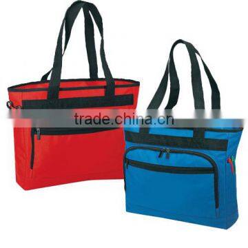 Deluxe Polyester Zipper Tote Bag