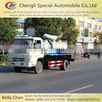 FORLAND sewage truck, vacuum pump sewage sucking truck