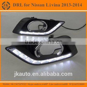 High Quality LED DRL fog Light for Nissan Livina Best Selling Livina Daytime Running Light for Nissan Livina 2013 2014