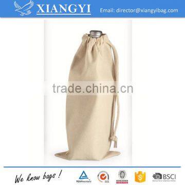 Liberty Bags Single or Double Bottle Wine Tote or Drawstring Bag Canvas Bag photo-4